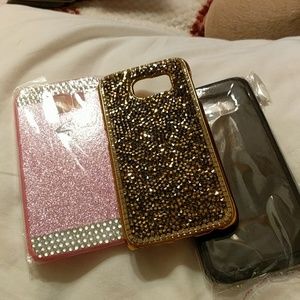 S6 phone cases lot of 3